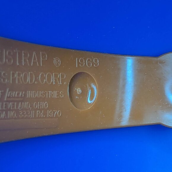 Vintage Los Angeles Dodgers Blue Plastic Batting Helmet w/Adjustable Strap - Picture 10 of 12